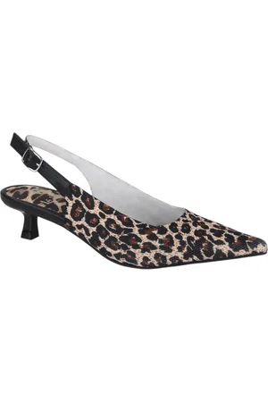 La Strada 2403346-4591 leopard knitted dames pumps
