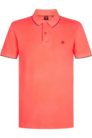 Petrol Industries Men polo short sleeve m-ros-pol003 3099 fiery coral