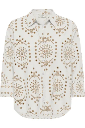 JACQUELINE DE YONG Jdyemma 3/4 embroidery shirt wvn ex