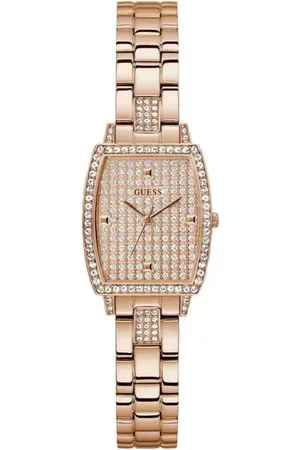 Guess Multicolor rvs horloge met parelmoer schijf