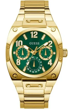 Guess Gouden rvs horloge voor mannen en vrouwen