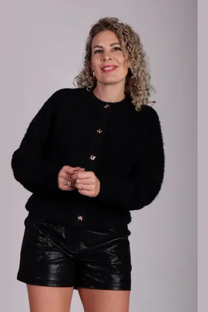 FRNCH Niki vest gouden knopen