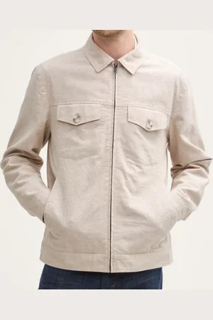 TOM TAILOR Linen shirt jacket