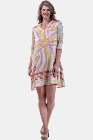 MUCHO GUSTO ® jurk genova paisley paradise patchwork