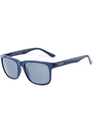 Guess Blauwe hars zonnebril voor mannen gf0223-5690c