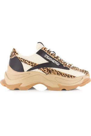 Steve Madden Zoomz-l leopard multi lage sneakers dames
