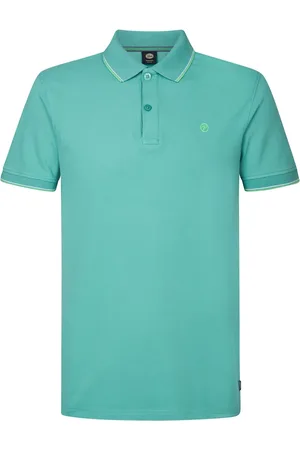 Petrol Industries Men polo short sleeve m-ros-pol003 6169 aqua green