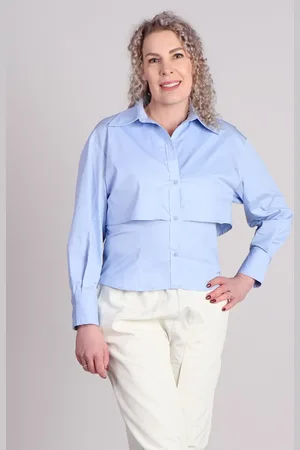 Co`Couture Sandy blouse double layer licht