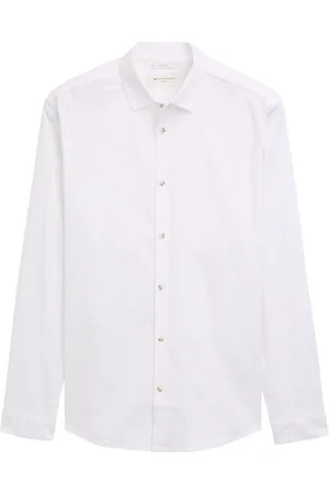 TOM TAILOR Fitted stretch linen shirt