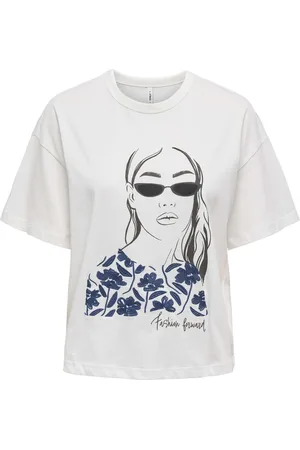 ONLY Onltenna s/s girl top box jrs cloud dancer/fashion