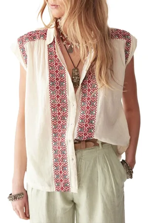 MAISON HOTEL Mafalda blouse red wine