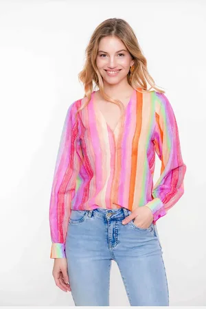 Geisha 53269-20 blouse rainbow