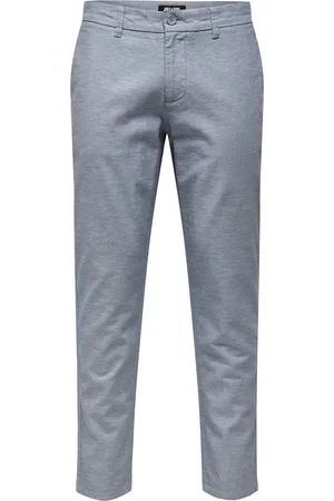 Only & Sons Onsmark tap 0011 cotton linen pant 22024937 flint