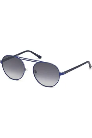 Guess Blauwe geinjecteerde zonnebril voor unisex