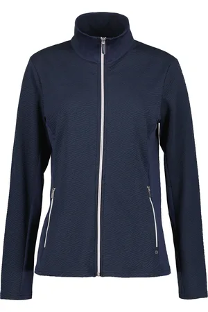 Luhta Ilvesoja fleece sweater met rits dames