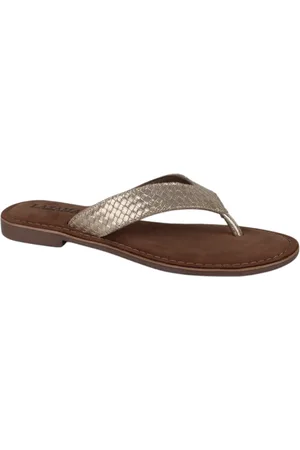 Lazamani 75806 gold dames slippers