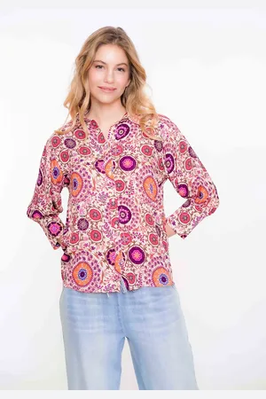 Geisha 53238-20 blouse lilac / orange