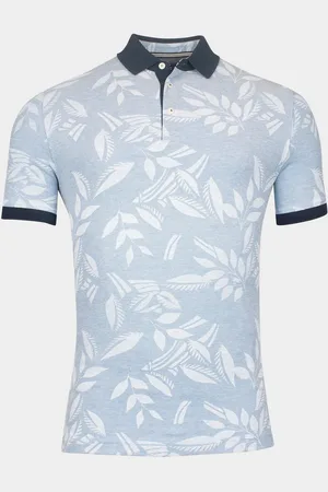 Baileys Polo korte mouw poloshirt 2-tone pique,all ov 515226/63