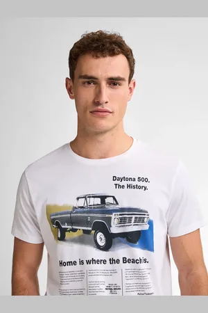 Petrol Industries Heren shirt m-1050-tsr604 0000 bright white