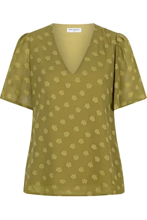 lofty manner Blouse km qc03.1 blouse bella 450 green