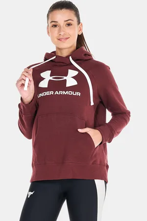 Under Armour Dames rival logo fleece hoodie