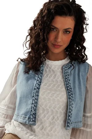 Tramontana Gilet light blue denim