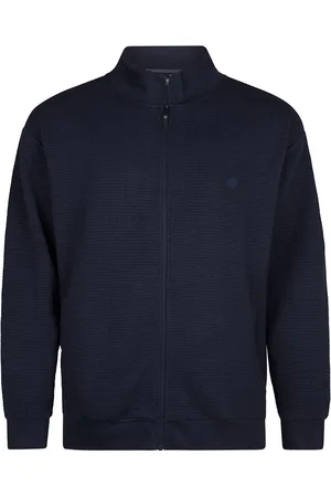 Petrol Industries Men sweater collar zip m-1050-swc333 5178 blue