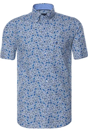 Campbell Casual overhemd met korte mouwen