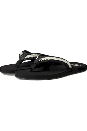 Reef Baja maria slippers dames black/black/white