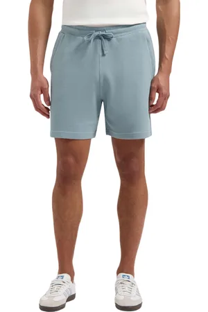 Pure Path Regular fit casual shorts blue grey