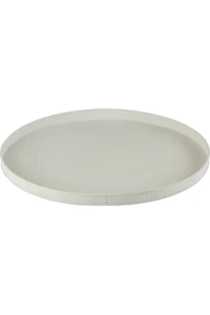 J-line Plateau rond klassiek ijzer medium 50x50x4cm
