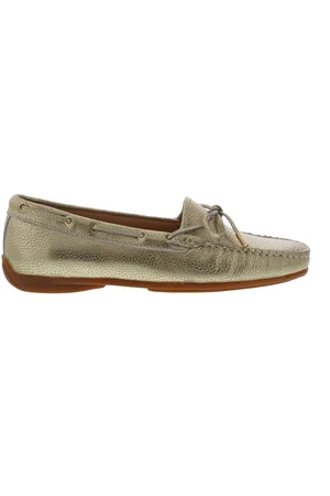 Si Wari moc strik metallic | dames | maat: | leer