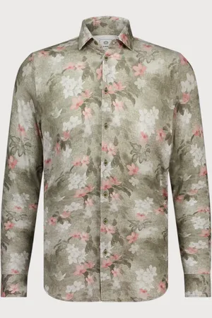 Blue Industry All-over print jersey overhemd |