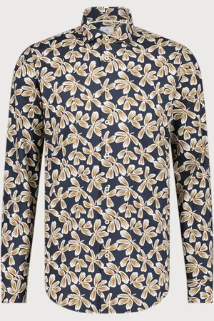 Blue Industry Bloemenprint stretch shirt |