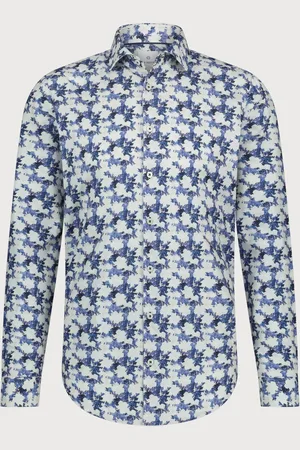Blue Industry Cotton print overhemd |