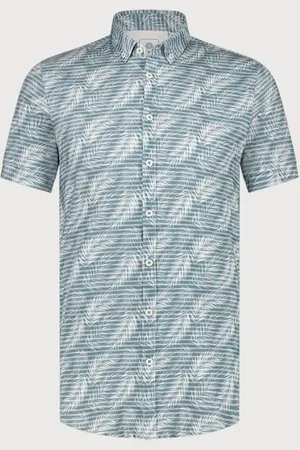 Blue Industry All-over print korte mouw overhemd |