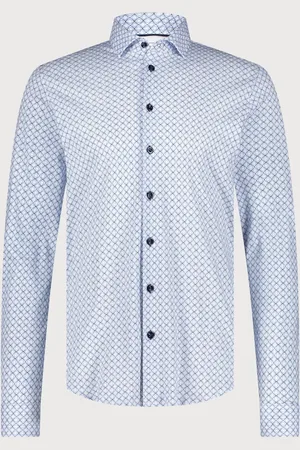 Blue Industry Het geometrische print overhemd |