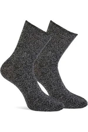 Marcmarcs Blackpool silver 2-pack damessokken printjes unisex