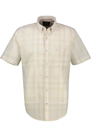 Lerros Heren overhemd 25321061 100 white