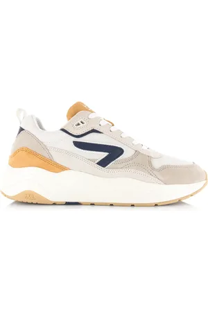 Hub Glide off white/navy/oak/white lage sneakers heren