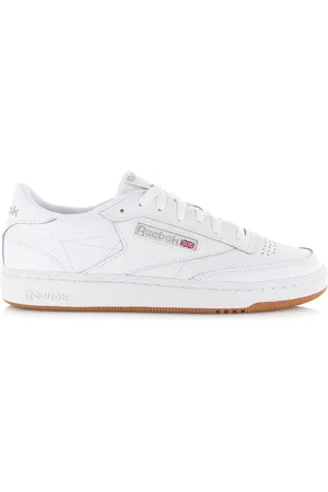 Reebok Club c 85 white/light grey/gum lage sneakers dames