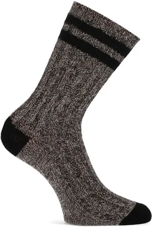 Marcmarcs Anouk black mel katoenen damessokken geen unisex
