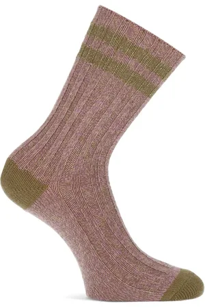Marcmarcs Anouk old pink mel katoenen damessokken geen unisex