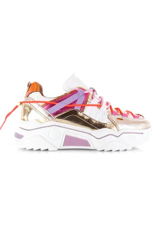 DWRS Dwrs orion metallic sneakers /wit lage sneakers dames