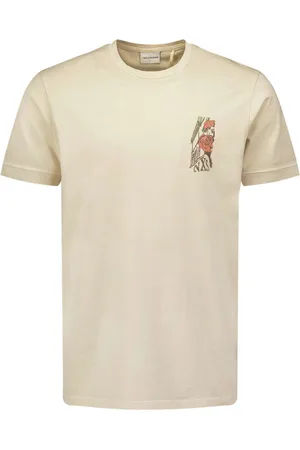 No Excess T-shirt korte mouw ronde hals met print cement