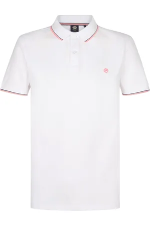 Petrol Industries Men polo short sleeve m-ros-pol003 0000 bright white