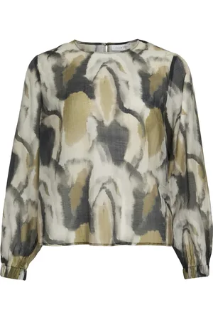VILA Visabel ls o-neck top dessin