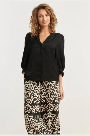 Smashed Lemon 25142 e rayon satijnen blouse |