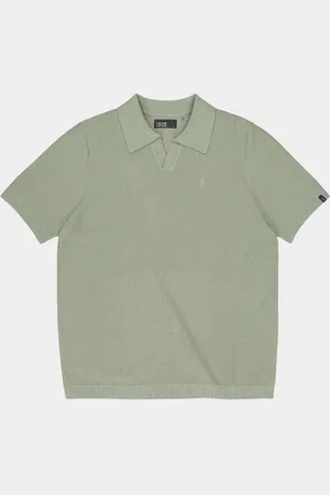 Butcher of Blue Polo korte mouw boucle knit polo m2516018/792