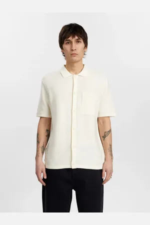 Anerkjendt Aksvend s/s knit shirt tofu 9503